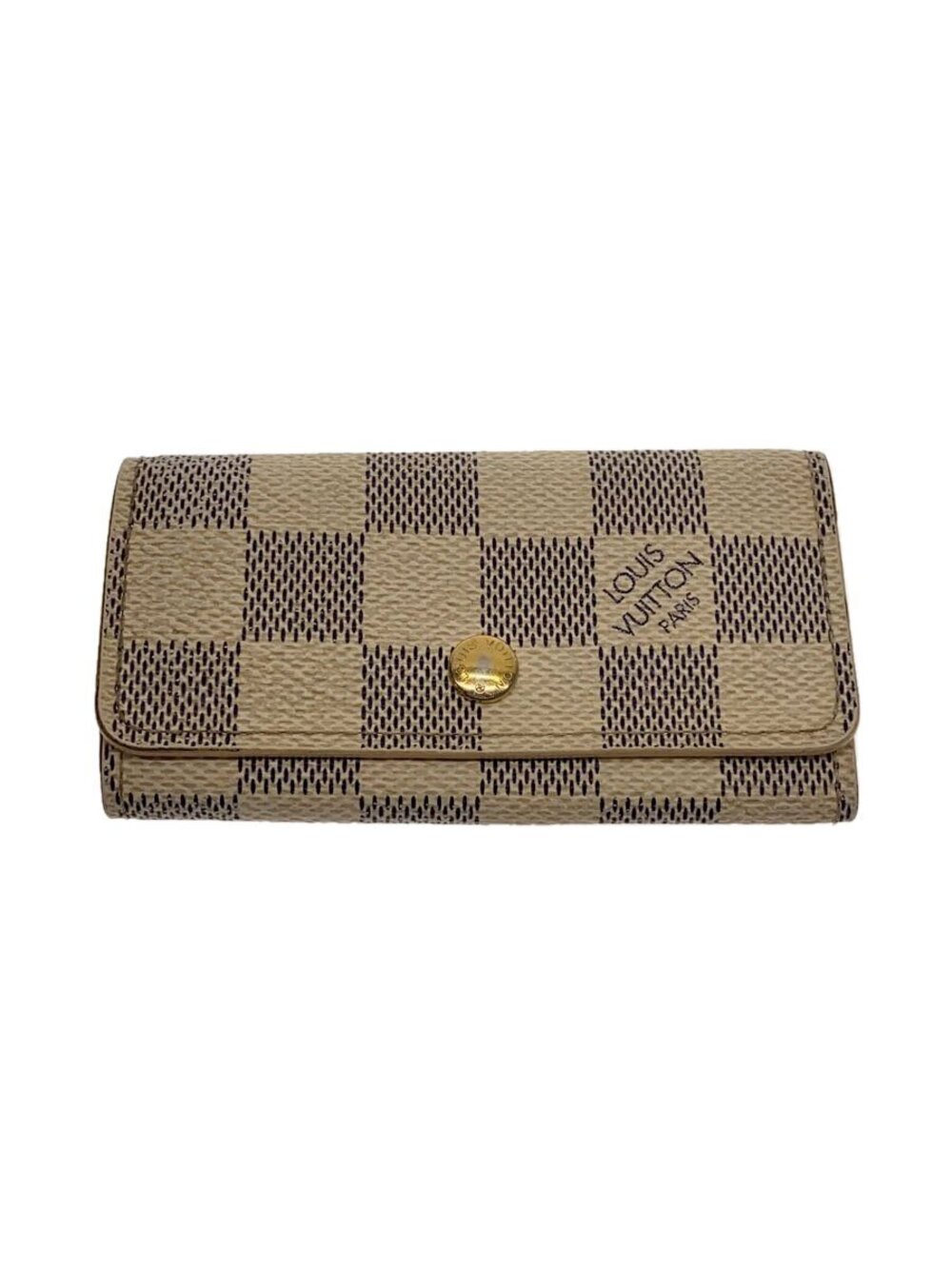 LOUIS VUITTON Multicles Damier Azur White Leather